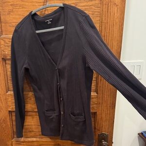 Lands' End 100% Cotton Cardigan